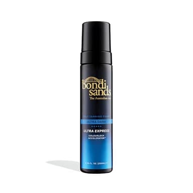 Bondi Sands Ultra Express Self Tanning Foam, Lightweight, Fragrance Free Self-Tanner for an Even, Streak-Free Tan, 6.76 fl oz