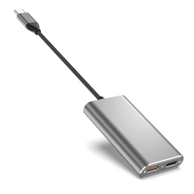 KIHENG USB C to AR Glasses Adapter for Switch 2, Power to AR Glasses While Charging for Steam Deck, ROG Ally, Switch, iPhone 17 or Android Phone, Compatible 100W Fast Charging and 1080P 120Hz/4K 60Hz