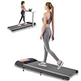 Walking Pad Treadmill, Under Desk Walking Mat with Incline for Home and Office, 2.5HP Low Noise Treadmill with Remote Control, Compact Design Walking Jogging Running Machine