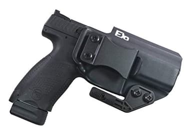 FDO Industries -Formerly Fierce Defender- IWB Kydex Holster CZ P10c Optic Cut -The Paladin Series -Made in USA- (Black)