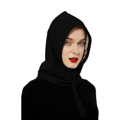 NIULAFR Faraday Protection Hat, RF Shielding Hat for WiFi Protection, Covering Neck, Head, Black