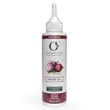 The Organic Forest Red Onion Hair Oil with Black Seed Oil for Hair Loss and Fall Control, Plant Based, Vegan, 100 ML