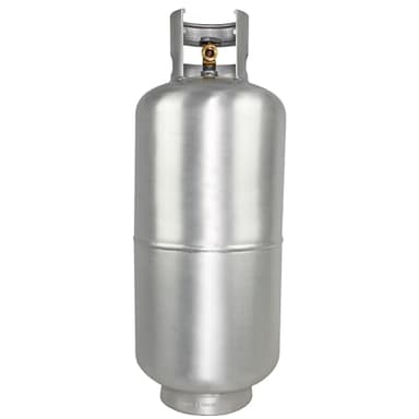 Flame King 40LB Aluminum Propane Tank with Premium OPD Valve, Corrosion-Resistant and Rust-Free, Lightweight, Great for Marine Applications, Grills and BBQs, Camping, Fishing, & Outdoor Activities