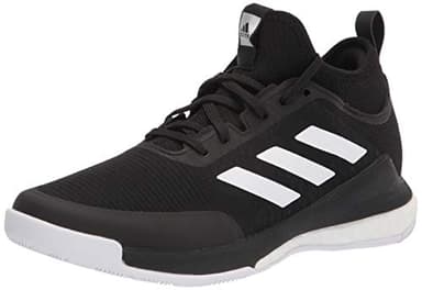 Adidas,Womens,Crazyflight Mid,Black/White/Black,8