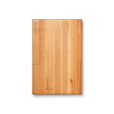 John Boos R-Board Series Rectangular Wooden Maple Cutting Board 18”x12” – 1.5” Thick, 10-lb Reversible Butcher Block with Edge-Grain & Finger Grips – Made in the USA