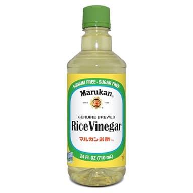 Marukan Genuine Brewed Rice Vinegar for Enhancing Flavor & Cooking, Unseasoned (24 fl oz)