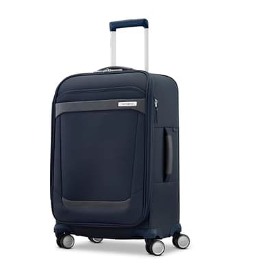 Samsonite Elevation Plus 22-Inch Carry-On - Expandable Softside Spinner Luggage - Midnight Blue