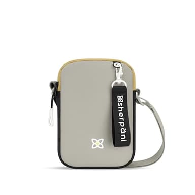 Sherpani Rogue, Mini Crossbody Bag, Lightweight Shoulder Bag, Cross Body Purse, Crossbody Bags for Women, Passport Holder, Travel Gift, RFID Protection (Wasabi Stone)