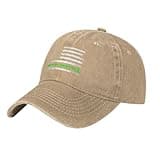 Transplant Survivor USA Flag Baseball Cap Women Men Hat Adjustable Washed Golf Caps Dad Hats Natural