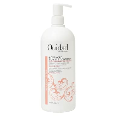 Ouidad Advanced Climate Control Defrizzing Shampoo - 33.8 fl oz, Curl Defining Hair Shampoo, Anti-Frizz Nano Technology, Sulfate-free and Safe for Color-treated Hair, For All Curl Types
