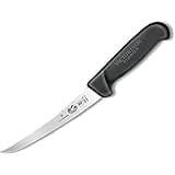 Victorinox 6 Inch Curved Fibrox Pro Boning Knife with Semi-stiff Blade