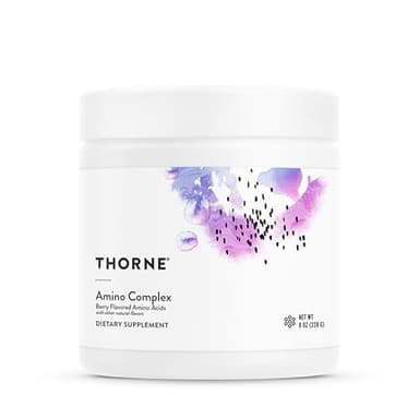 THORNE - Amino Complex - Clinically-Validated EAA and BCAA Powder for Pre or Post-Workout - Promotes Lean Muscle Mass & Exercise Recovery* - NSF Certified for Sport - 30 Servings - 8.0 Oz - Berry
