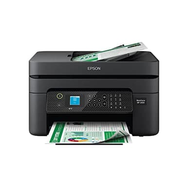 Epson Workforce WF-2930 Wireless All-in-One Printer with Scan, Copy, Fax, Auto Document Feeder, Automatic 2-Sided Printing and 1.4" Color Display,Black