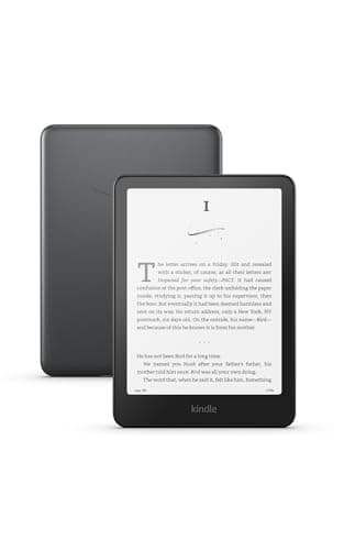 Amazon Kindle Paperwhite Signature Edition 32GB (newest model) – 20% faster with auto-adjusting front light, wireless charging, and weeks of battery life – Metallic Black