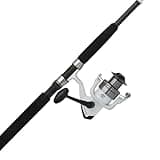 Ugly Stik 7’ Catfish Spinning Fishing Rod and Reel Catfish Combo, Ugly Tech Construction with Clear Tip Design, 7’ 2-Piece Moderate Fast Action Rod