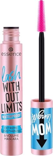 essence | Lash Without Limits Extreme Lengthening & Volume Waterproof Mascara | Volumizing & Lengthening | Vegan, Cruelty Free & Paraben Free