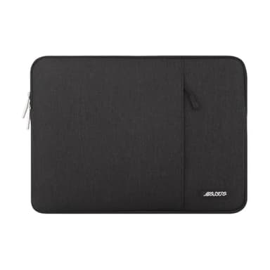 MOSISO Laptop Case 15 inch, 15 inch Laptop Sleeve Compatible with MacBook Air 15 M4 A3241 M3 A3114 M2 A2941 2025 2024 2023,Dell XPS 15,Polyester Vertical Computer Sleeve Bag with Pocket, Black