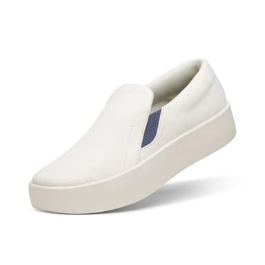 Allbirds Women’s Lounger Lift, Slip-On Platform Sneaker, Everyday Casual Shoes - Natural White, Hanami Night (Twilight White Sole) - 8 Medium