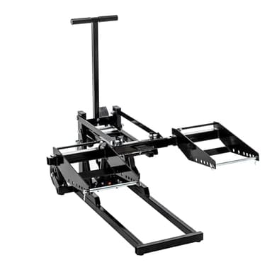 550 LBS Hydraulic Lawn Mower Lift Jack, Adjustable Height Heavy Duty Repair Jack with Foot Pedal for Zero Turn and Riding Lawn Mowers, Tractors, ATVs Maintenance