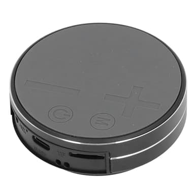 Bone Conduction Speaker, Bluetooth, AUX, Small Memory Card, Stereo, Water Proof, Intelligent Suction Cup Design, for Outdoor and Indoor Bathroom (Black)
