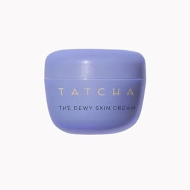 TATCHA The Dewy Skin Cream, Travel-Sized | Mini Rich Face Cream to Hydrate, Plump and Protect Dry and Combo Skin