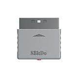 8Bitdo Bluetooth Retro Controller Adapter Receiver for PS1 PS2 and Windows, Compatible with PS5/PS4, Xbox Series Controller, Xbox One Bluetooth Controller and Switch Pro Controller