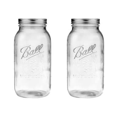 Ball 64 ounce Jar, Wide Mouth, Set of 2