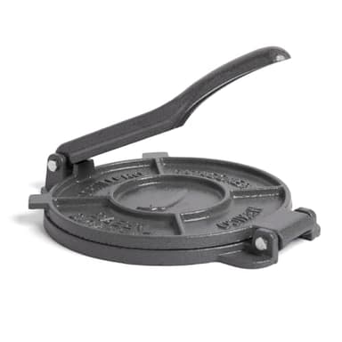 Alpha Living Tortilla Press – 8 Inch Cast Iron Quesadilla Maker – Heavy Duty Empanada Maker Press – Cast Iron Tortilla Maker for Kitchen, Home Use