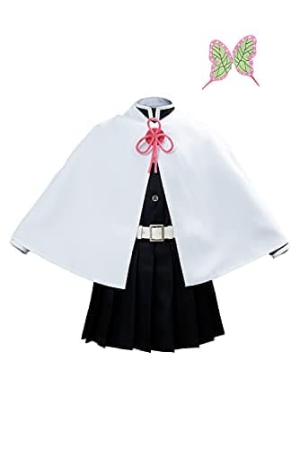 Anime Cosplay Costume Cloak Outfit Halloween Party Uniform Robe Cape Dress for Kids Girls