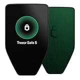 Trezor Safe 5 - Crypto Hardware Wallet with Secure Element & Passphrase, Color Touchscreen and Haptic Feedback, Protect Your Bitcoin and Digital Assets (Green Beryl)