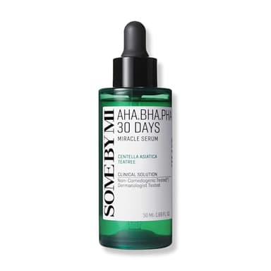 SOME BY MI AHA BHA PHA 30 Days Miracle Serum - 1.69oz, 50ml - Daily Centella Ampoule Serum with Niacinamide for Soothing, Calming and Clear Skin - Pore, Sebum and Blackhead Care - Korean Skin Care