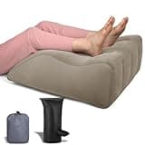 Tough Bison Leg Elevation Pillow - Inflatable Wedge Pillow for Sleeping Leg Pillows for Sleeping Portable Leg Pillow for Swelling, After Surgery, Blood Circulation