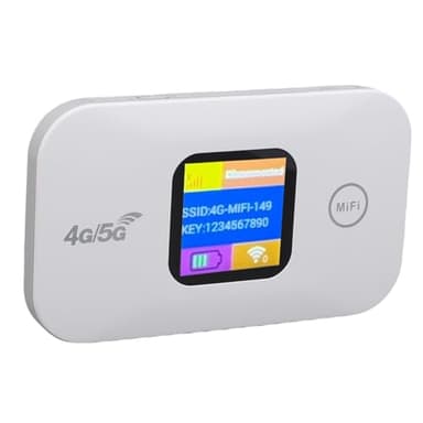 VBESTLIFE Mobile WiFi Hotspot, 4G 5G LTE Unlocked WiFi Hotspot Device, 300Mbps Portable Travel Router with SIM Card Slot