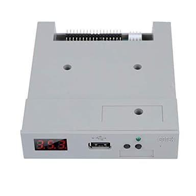 3.5in SSD Floppy Drive Emulator,SFR1M44 U100 1.44MB FAT32 USB SSD Floppy Drive Emulator&CD Screws,Plug and Play,Easy to Install,for Industrial Control Equipment