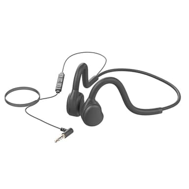 GZCRDZ Air Conduction Open Ear Headphones,3.5MM Wired Headphones and Built-in Microphone Suitable for Outdoor Activitie