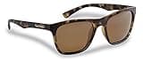 Flying Fisherman Men's Fowey Polarized Sunglasses, Tortoise Frames/Amber Lenses, Medium