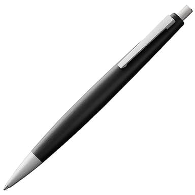 Lamy 2000 black - elegant ballpoint pen in robust fibreglass barrel - perfectly balanced - incl. giant refill M 16 in line width M in black