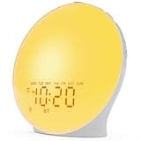 JALL Sound Machine White Noise Machine with 22 Soothing Sounds, 17 Night Lights, Bluetooth Speaker, Sleep Timer, Wake Up Light Sunrise Alarm Clock for Bedrooms, Ideal Gift for Baby, Kids, Seniors