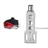 Audio-Technica AT-XP5 Elliptical DJ Turntable Cartridge and AT-HS1 Universal Headshell for LP120-USB, LP240-USB, and LP1240-USB Direct-Drive Turntables