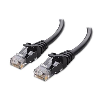 Cable Matters 10Gbps Snagless Cat 6 Ethernet Cable - 8ft, Cat 6 Cable, Cat6 Cord, Ethernet Cord, Black