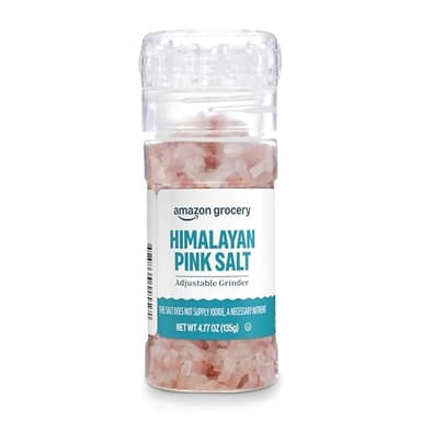 Amazon Grocery, Himalayan Pink Salt Adjustable Grinder, 4.77 Oz