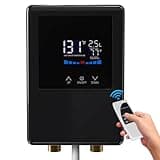 Tankless Water Heater Electric 110 V 5500W, Instant Hot Water Heater Under Sink, On Demand For Point Of Use for Bathroom and Faucet with Remote Control & LCD Touch Screen, Space-Saving