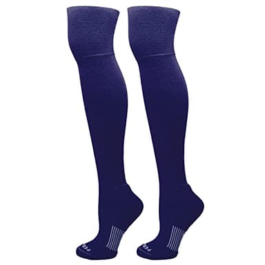 Mk Socks Extreme Over the Knee Sports Socks - Navy Blue (L)