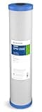 Pentair Pentek EPM-20BB Big Blue Carbon Water Filter, 20-Inch, Whole House Modified Epsilon Carbon Block Replacement Cartridge with Bonded Powdered Activated Carbon (PAC) Filter, 20" x 4.5", 10 Micron