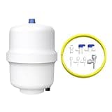 SimPure Small Water Pressure Tank for Tankless Reverse Osmosis System, RO Water Storage Tank with Fittings for Refrigerator, Ice Maker, Suitable for 1/4" and 3/8" Water Pipes