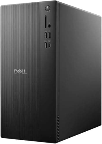 Dell Ect1250 Tower Desktop PC – Intel Core Ultra 5 225 (10‑Core) | 32 GB DDR5 RAM | 1TB NVMe SSD | Intel UHD Graphics | Bluetooth & Wi-Fi 6 | Windows 11 Pro | Keyboard & Mouse | Black