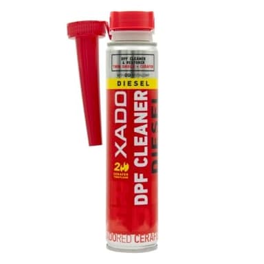 XADO RED DPF Cleaner Diesel – Diesel Particulate Filter Cleaner & Regeneration Additive with Revitalizant, Restores DPF Efficiency & Reduces Soot, 250 ml