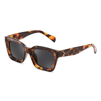 FEISEDY Classic Women Sunglasses Fashion Thick Square Frame UV400 B2471