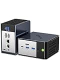 GMKtec EVO-X1 AI Mini PC AMD Ryzen AI 9 HX-370 Series (Up to 5.1GHz) Gaming Computers, 64GB DDR5 1TB PCIe 4.0 SSD, Triple Screen 8K Display, WiFi 6 & USB4/Oculink Interface
