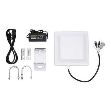 INPAITOO UHF Mid-Range Reader, RFID Long Range with 8DBI Antenna Tag Reader, Supports RS232 RS485 Wiegand Interfaces, 5M Card Reader for Parking Barrier Gate